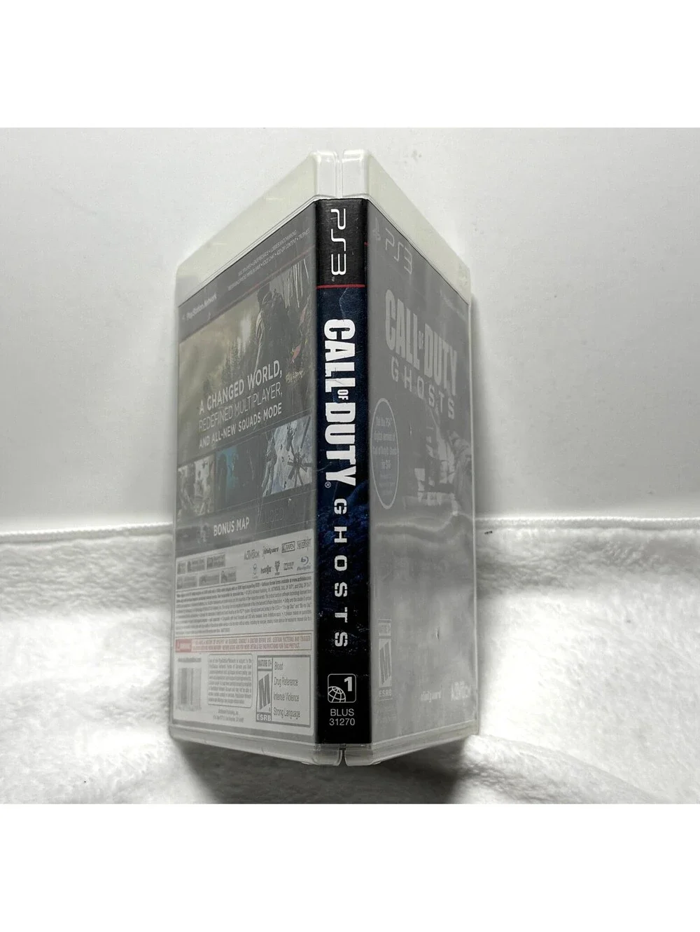 Call of Duty Ghosts PS3 PlayStation 3 Complete CIB Bonus Map Insert